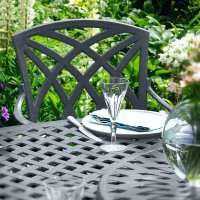 Preview: Victoria Table - Slate Grey (10 seater set)