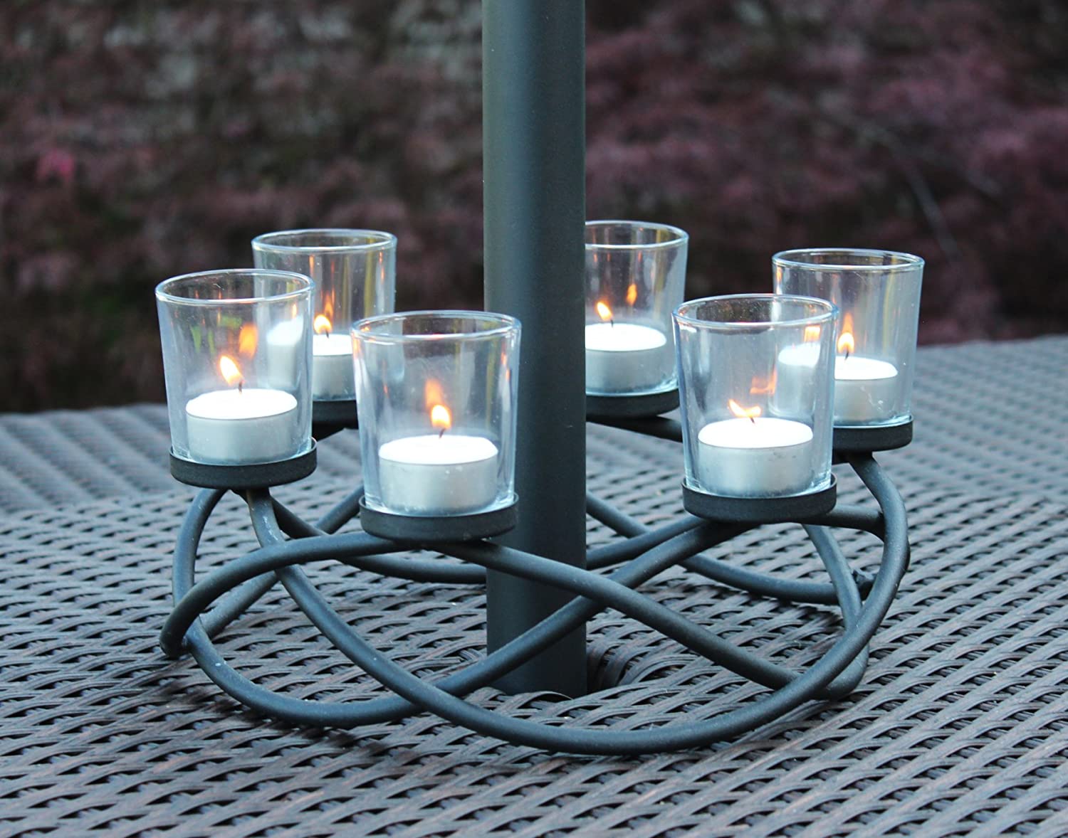 Our favourite garden table centrepiece ideas | Seraphic Metal Candle Holders