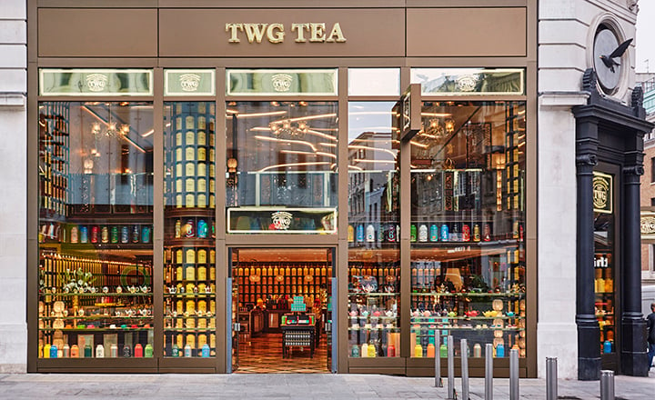 We supplied Garden Furniture to TWG in Leicester Square