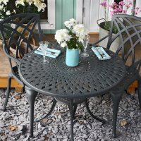 Preview: Mia Table - Slate (2 seater set)
