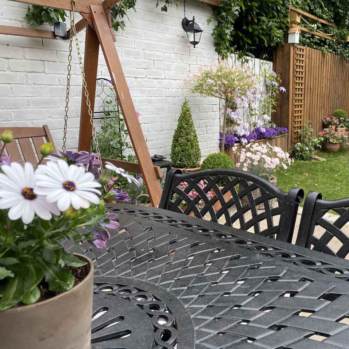 Why apply car wax to our metal garden furniture