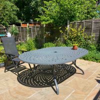 Preview: Rosemary Table - Slate (10 seater set)