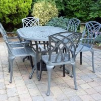 Preview: June Table - Slate (6 seater set)