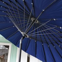 Preview: 2.5m Blue garden fiberglass parasol 4