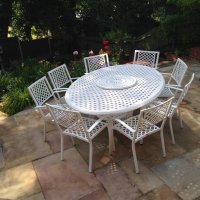 Preview: Victoria Table - White (10 seater set)