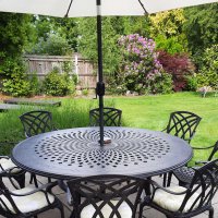 Preview: Rosie Table - Antique Bronze (10 seater set)