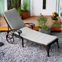 Preview: Lattice Lounger Cushion - Grey