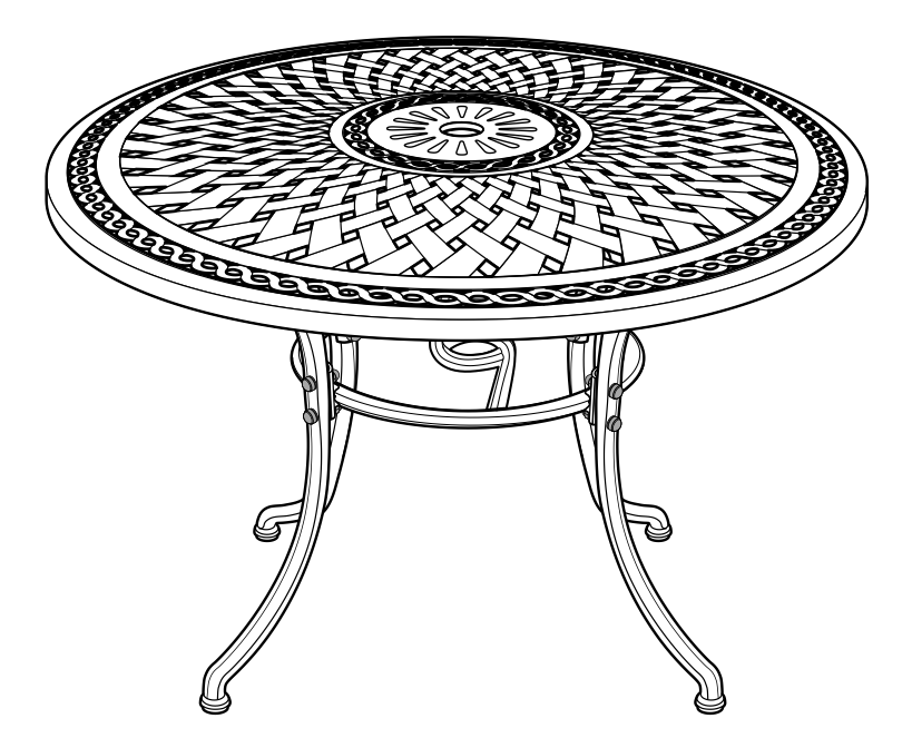 How to assemble Alice garden tables