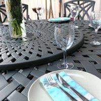 Preview: Olivia Table - Slate (8 seater set)