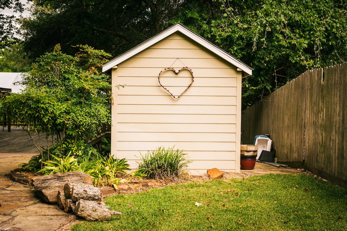 11. Make sure your shed or garage stays dry