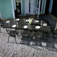 Isabelle 12 seater garden extension table