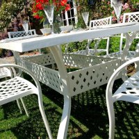 Preview: Madison Table 2.6m - White (10 seater set)