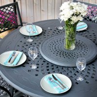 Preview: Amelia Table - Slate (8 seater)