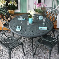 Preview: Alice Table - Slate (6 seater set)