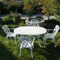 June Table - White (4 seater set)