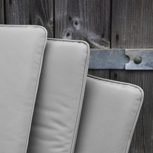 Lattice Lounger Cushion - Grey