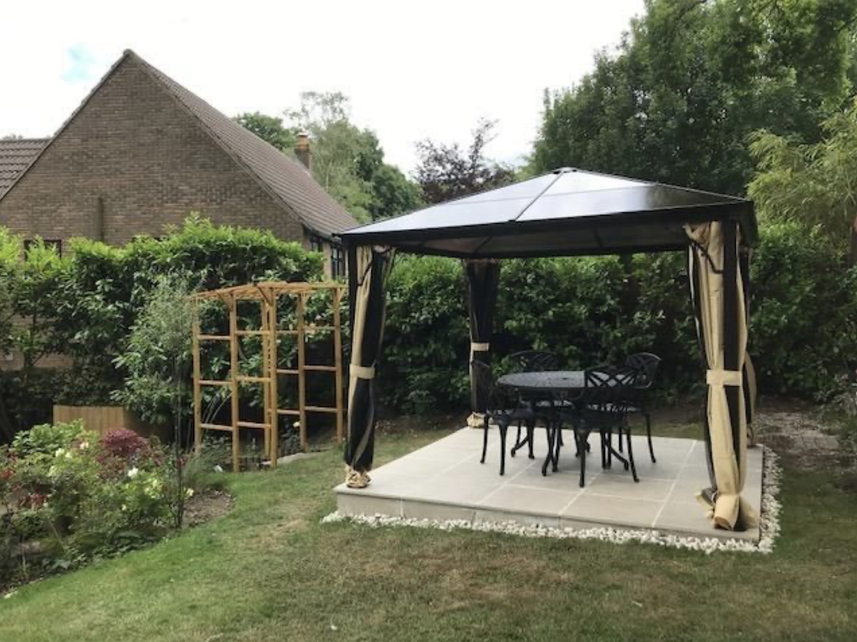 Install fencing, screens or a garden structure