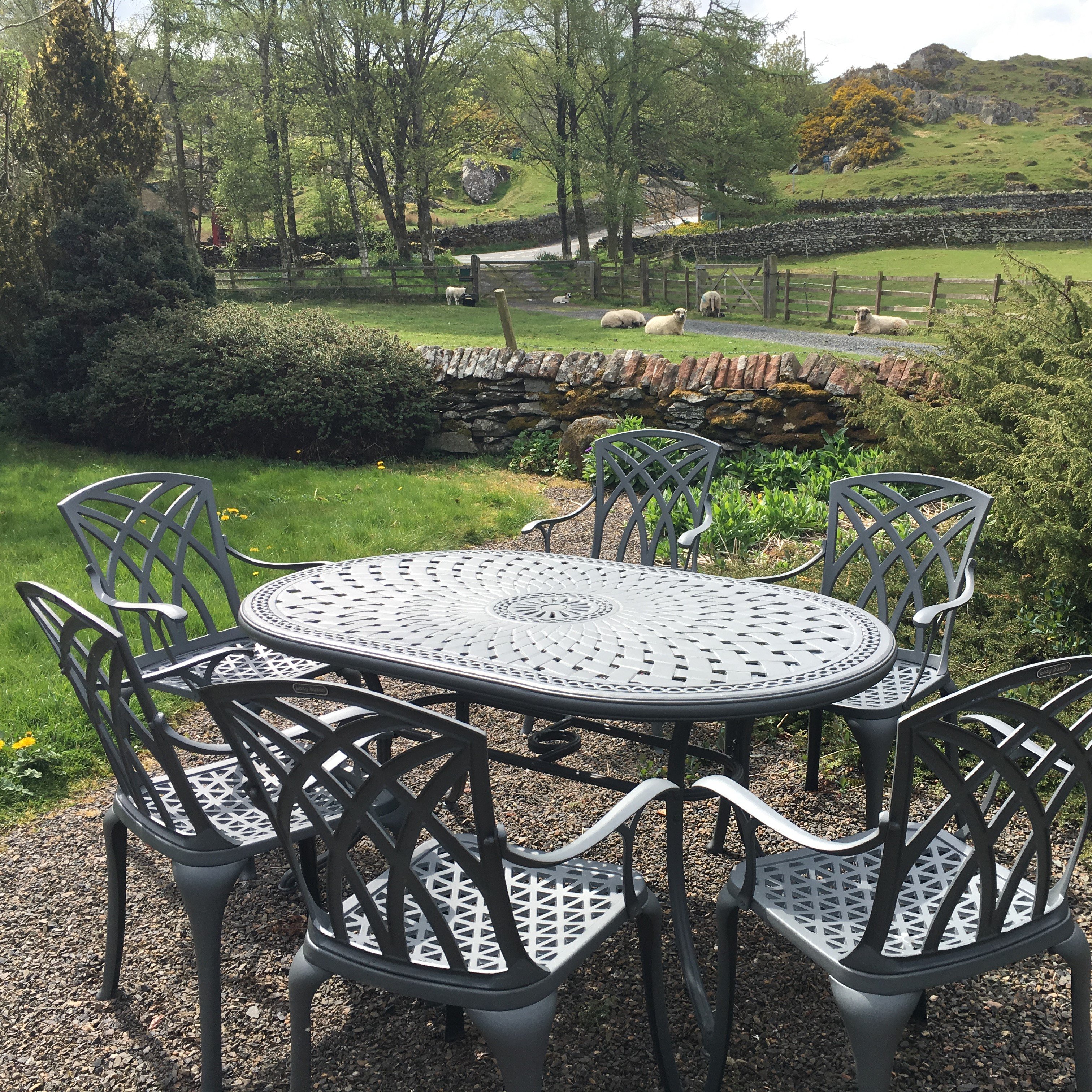 How can you achieve the different styles with our garden furniture collection?