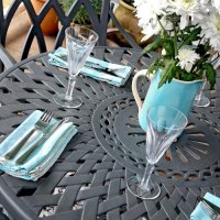 Preview: Mia Table - Slate (2 seater set)