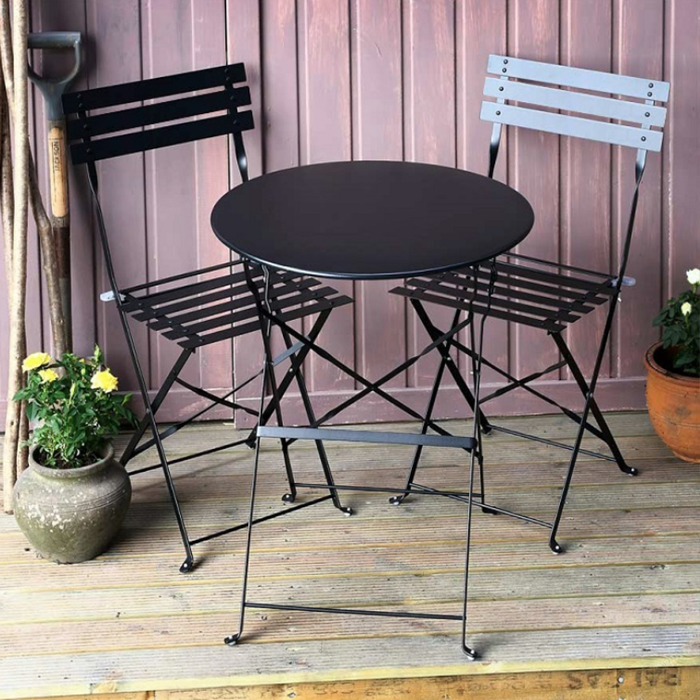 2 Seater Bistro Table Set Lazy Susan, Round Bistro Table And Chairs