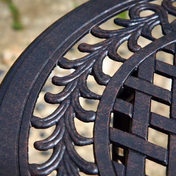 Ivy Bistro Table - Antique Bronze (2 seater set)