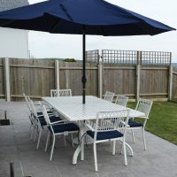 Preview: Madison Table 2.6m - White (8 seater set)