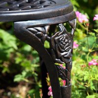 Preview: Rose Bistro Set - Antique Bronze (2 seater set)