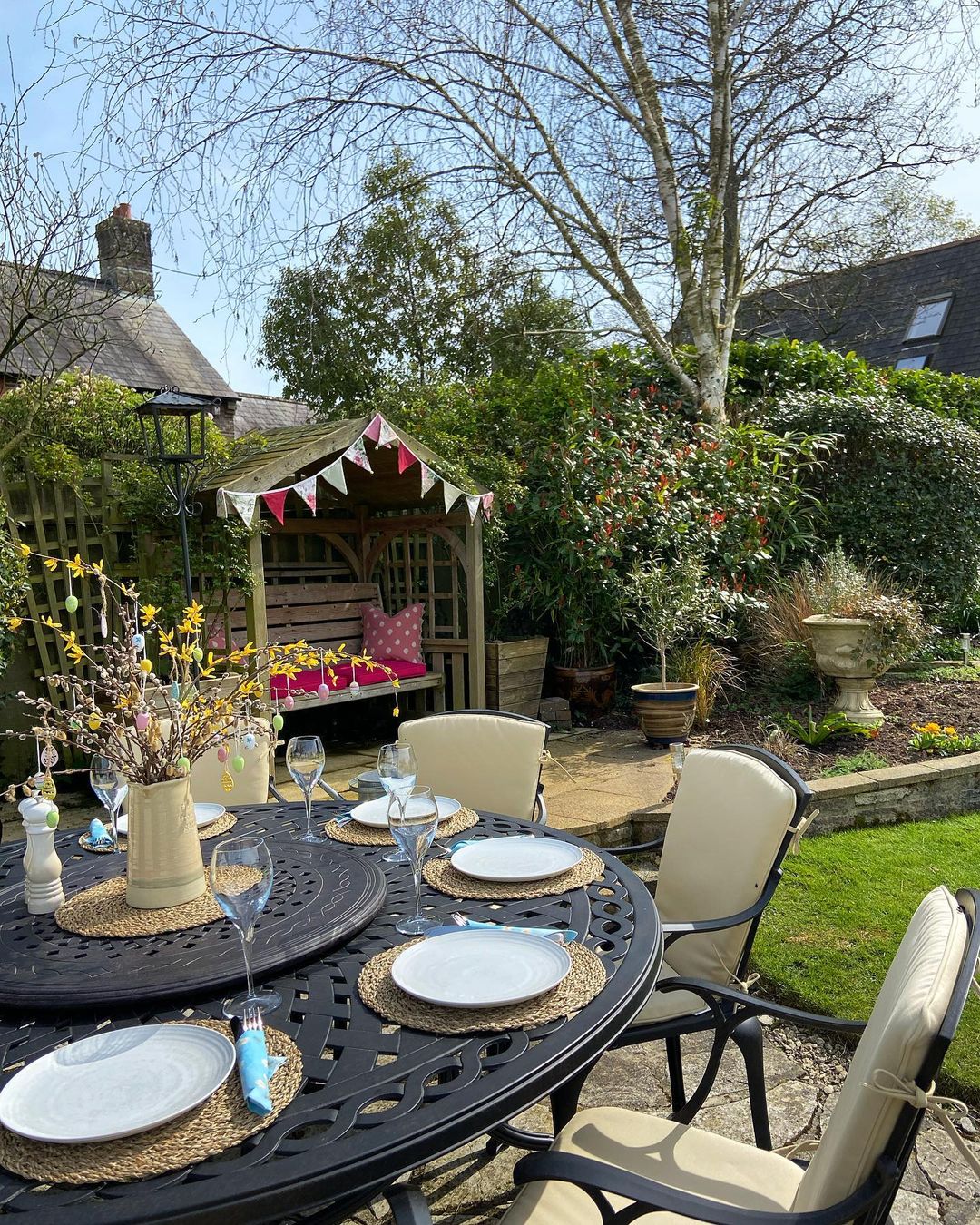 How to style our Frances Round Garden Dining Tables