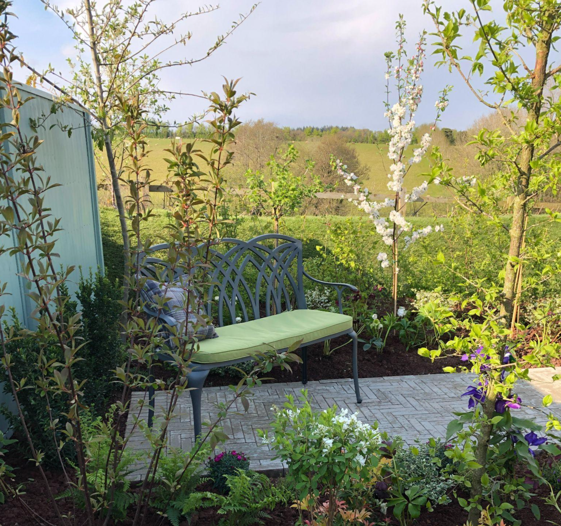 Our April Garden Bench on ITV's Love Your Garden