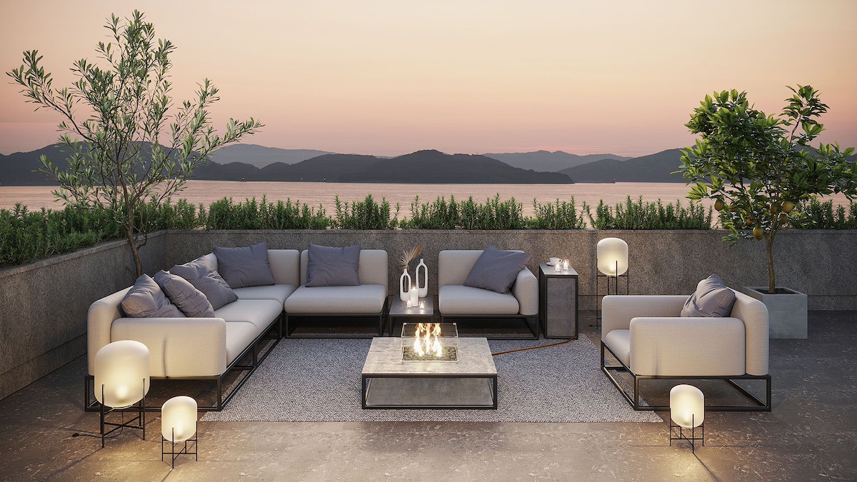 Artelia Design's Soyo Modular Aluminium Sofa Sets